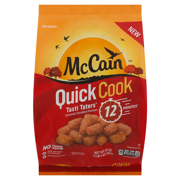 Frozen Meals McCain Shredded Potatoes, Seasoned, Quick Cook hero