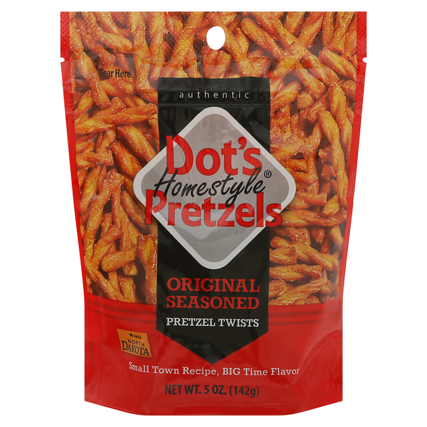 Chips & Pretzels Dot's Homestyle Pretzels Pretzel Twists, Original Seasoned hero