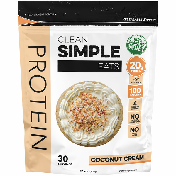 Clean Simple Eats Protein, Coconut Cream hero