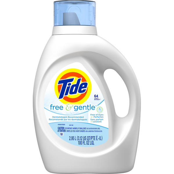 Laundry Tide Detergent, Free & Gentle hero