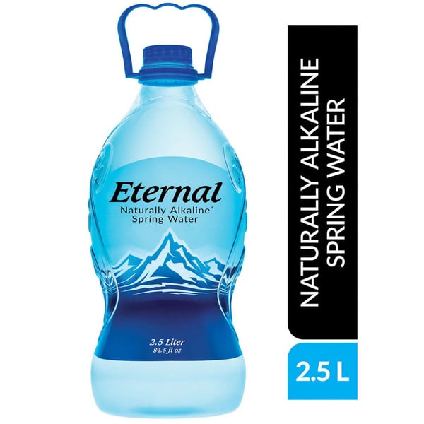 Water, Seltzer & Sparkling Water Eternal Water Naturally Alkaline Spring Water hero