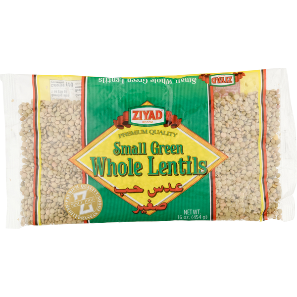 More International Foods Ziyad Lentils, Whole, Small Green hero