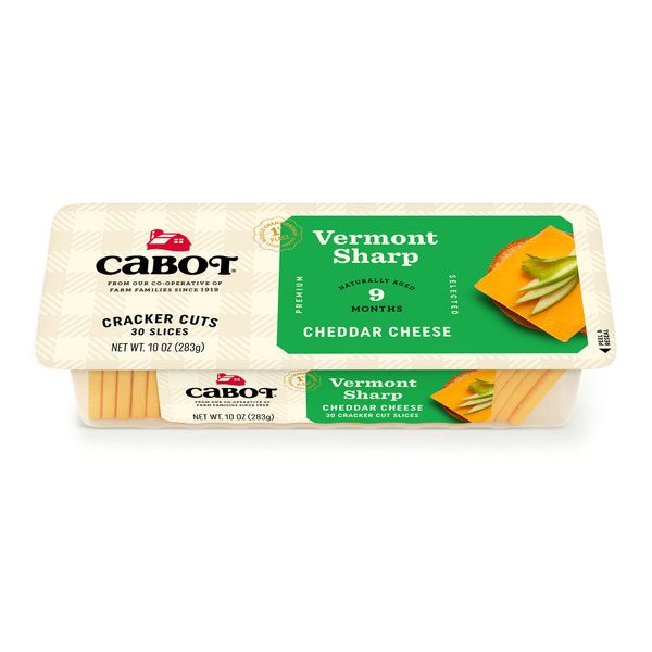 Packaged Cheese Cabot Sharp Cheddar Cheese hero