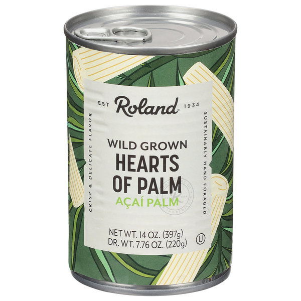 Canned & Jarred Vegetables Roland Foods Hearts of Palm, Wild Grown hero