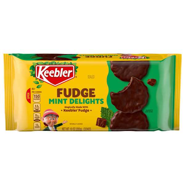 Packaged Cookies Keebler Cookies, Mint Delights, Fudge hero