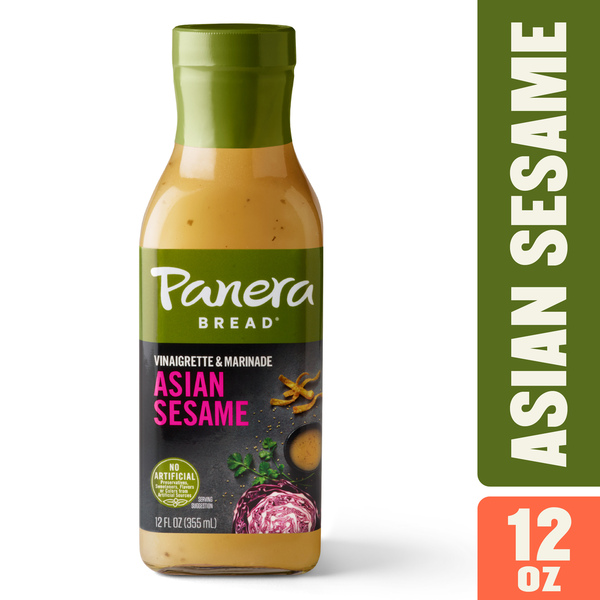 Salad Dressing & Toppings Panera Bread Vinaigrette & Marinade, Asian Sesame hero