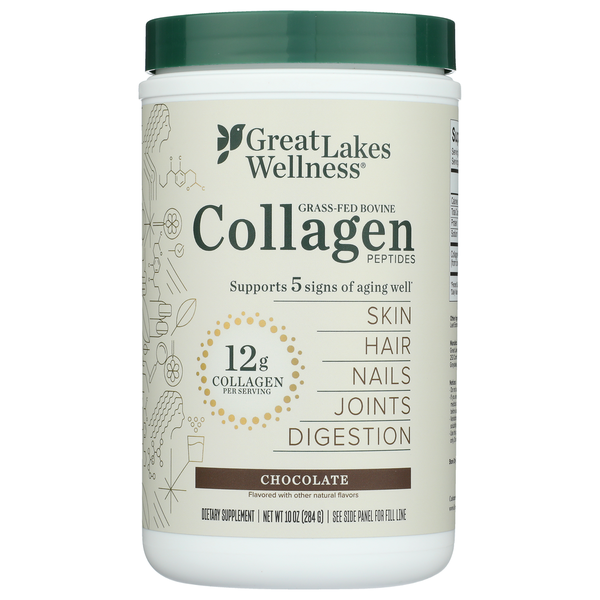 Cocoa & Drink Mixes Great Lakes Wellness Daily Wellness Collagen Peptides hero