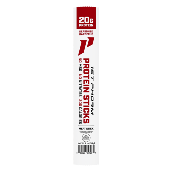 Popcorn & Jerky 1st Phorm Seasoned Barbeque Protein Stick hero