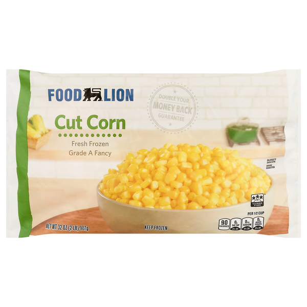 Vegetables, Vegan, & Vegetarian Food Lion Corn, Cut, Bag hero