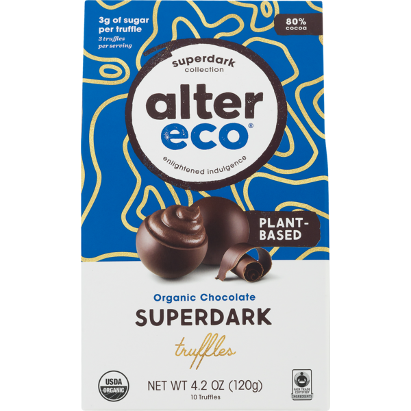 Candy & Chocolate Alter Eco Truffles Organic Chocolate Superdark hero