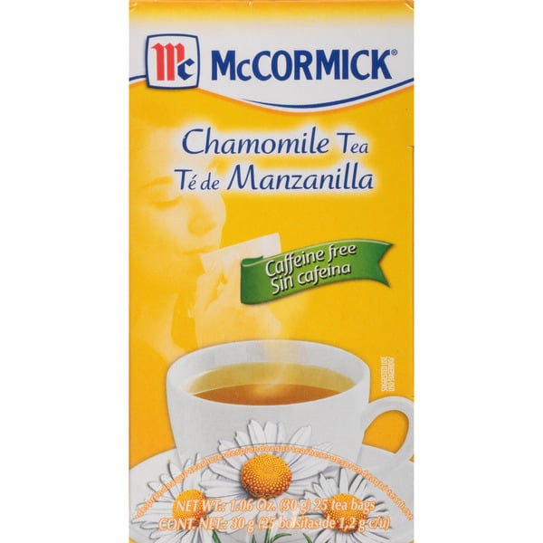 Tea McCormick® Caffeine Free Chamomile Tea Bags hero