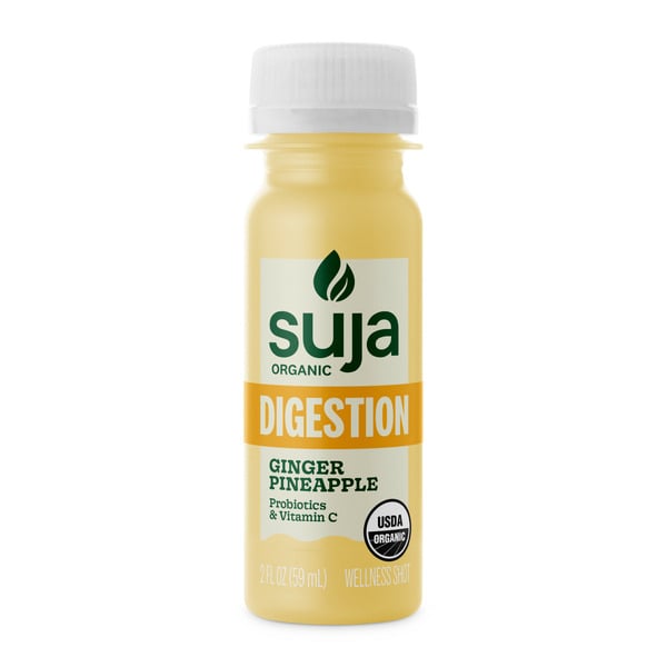 Juice & Nectars Suja Organic Digestion Ginger Pineapple Shot, 2 fl oz Bottle hero