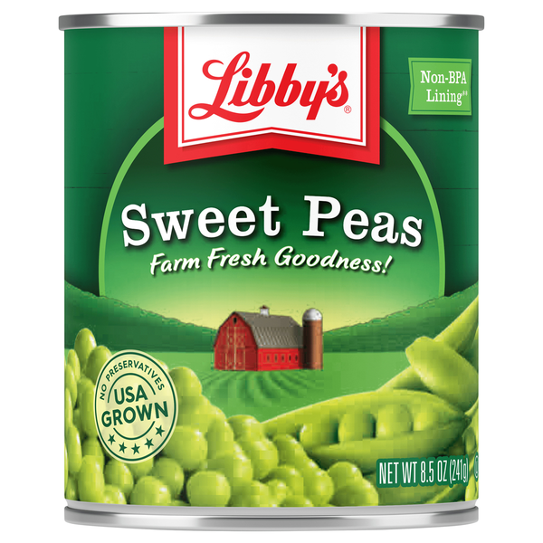 Canned & Jarred Vegetables Libby's Peas, Sweet hero