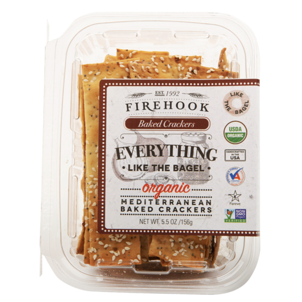 Crackers Firehook Everything Organic Baked Crackers hero