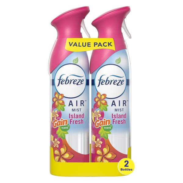 Air Fresheners & Candles Febreze Odor-Eliminating Air Freshener, with Gain Scent, Island Fresh hero