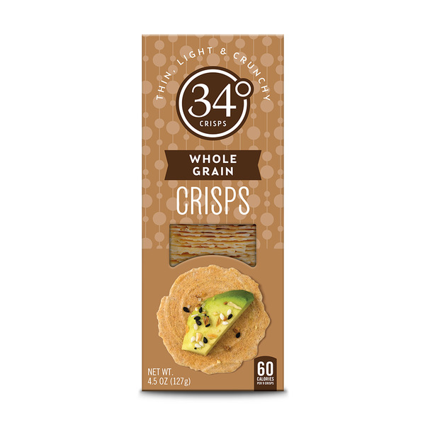 Crackers 34 Degrees Whole Grain hero