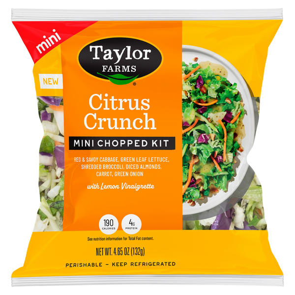 Prepared Meals Taylor Farms Citrus Crunch Mini Chopped Salad Kit hero