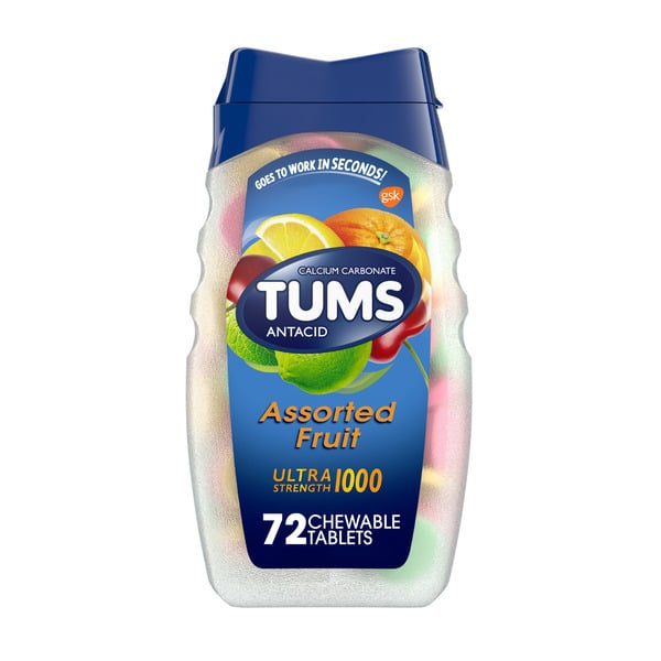 TUMS Chewable Antacid Tablets hero