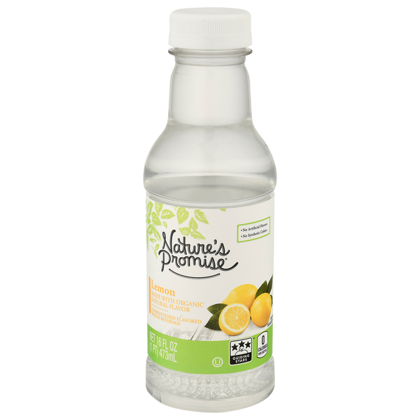 Water, Seltzer & Sparkling Water Nature's Promise Water Beverage, Lemon, Unsweetened hero