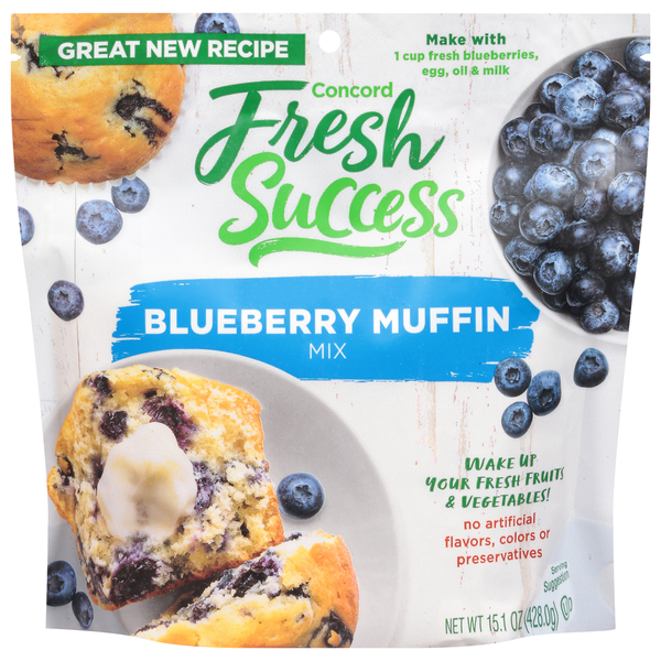 Doughs, Gelatins & Bake Mixes Concord Foods Muffin Mix, Blueberry hero