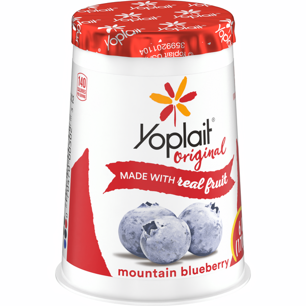 Yogurt/Kefir Yoplait Original Low Fat Mountain Blueberry Yogurt Cup hero