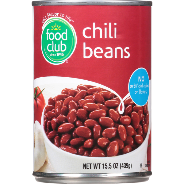 Canned Meals & Beans Food Club Chili Beans hero