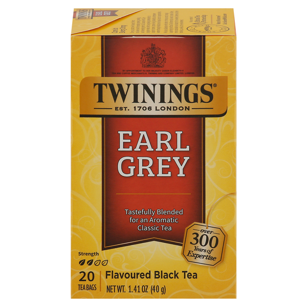 Tea Bags and Mixes Twinings Black Tea, Flavored, Earl Grey hero