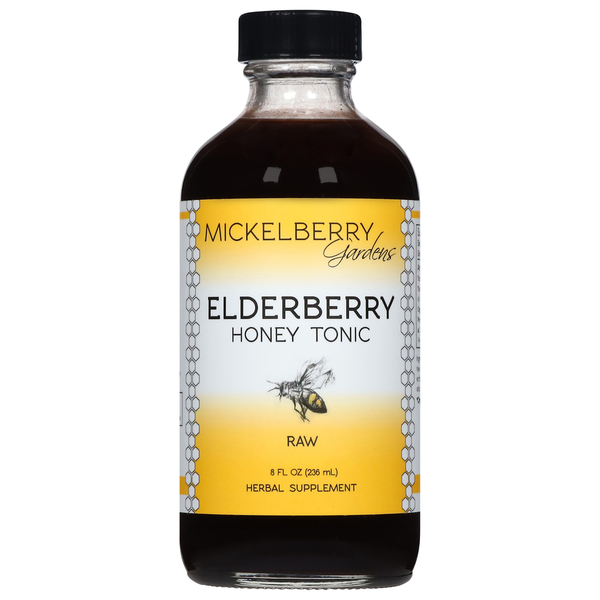 Honeys, Syrups & Nectars Mickelberry Gardens Honey Tonic, Raw, Elderberry hero