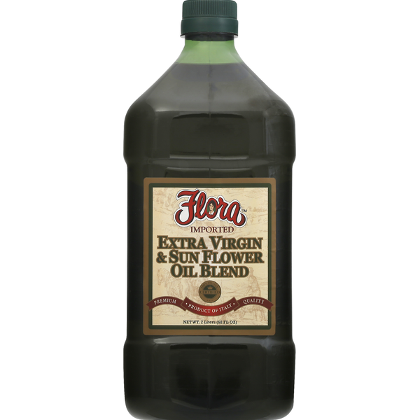 Oils & Vinegars Flora Fine Foods Oil Blend, Extra Virgin & Sun Flower hero