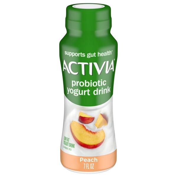 Yogurt Activia Peach Probiotic Dairy Drink hero