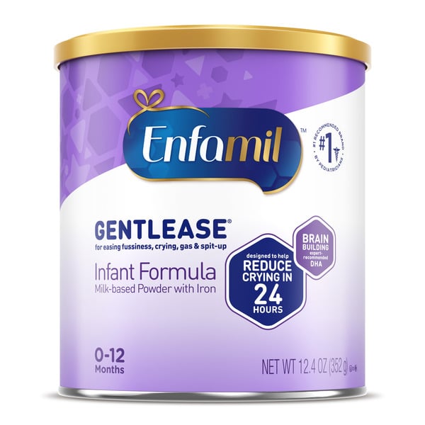 Baby Food & Formula Enfamil® Gentlease Baby Formula, Reduces Fussiness, Crying and Gas, Powder Can hero