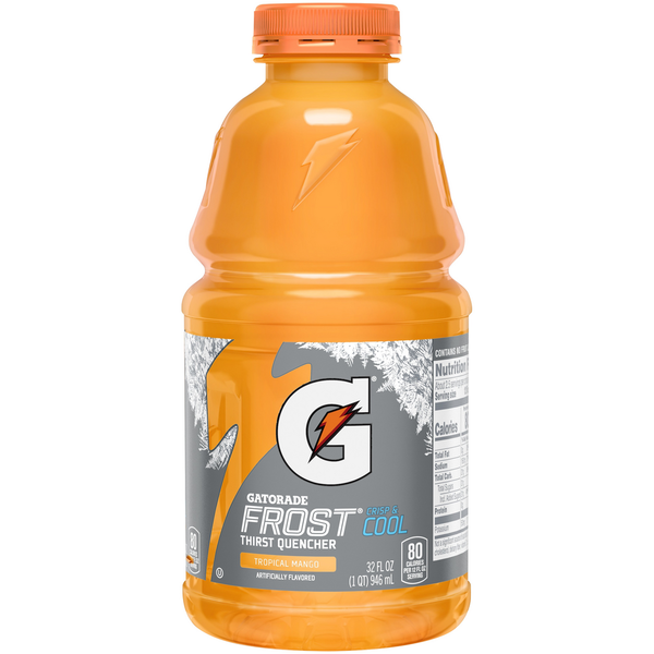 Energy & Sports Drinks Gatorade Tropical Mango Artificially Flavored Thirst Quencher hero