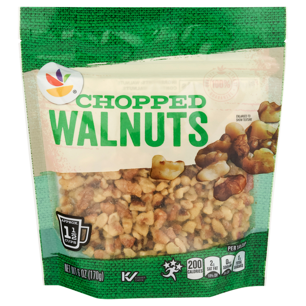 Nuts, Seeds & Dried Fruit Store Brand Walnuts, Chopped hero