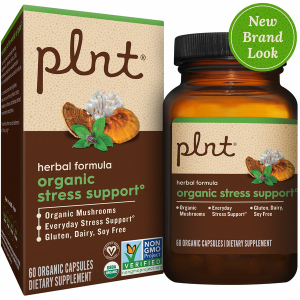 Sleep & Mood Support The Vitamin Shoppe plnt Organic Stress Support hero