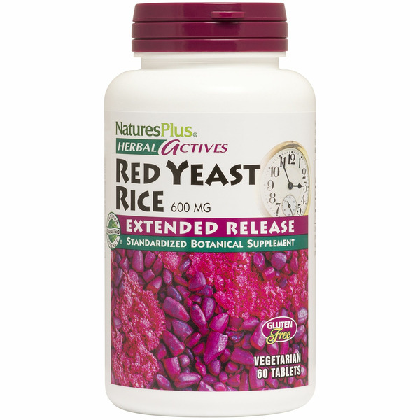 Heart Health NaturesPlus Nat+ Ha E/R Red Yeast Rice 600 hero