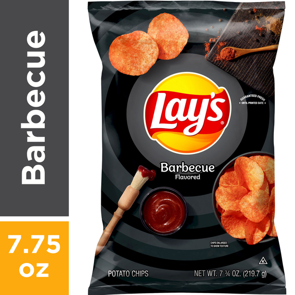 Snacks Lay's Potato Chips, Barbecue Flavored hero