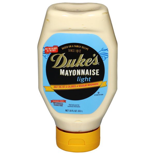 Condiments Duke's Mayonnaise, Light, Sugar-Free hero