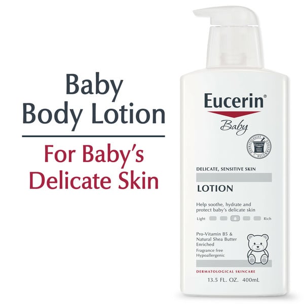 Baby Bath & Body Care Eucerin Body Lotion, Fragrance Free Lotion hero