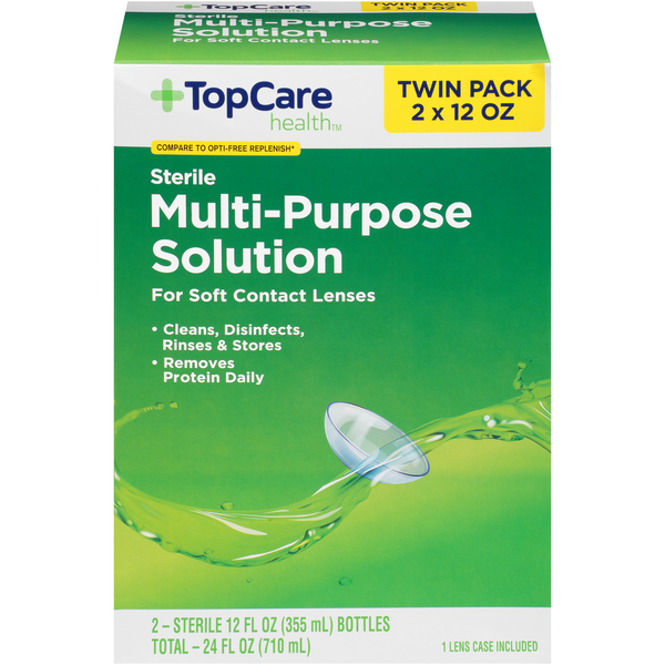 Eye & Ear Care TopCare Sterile Multi-Purpose Solution For Soft Contact Lenses hero