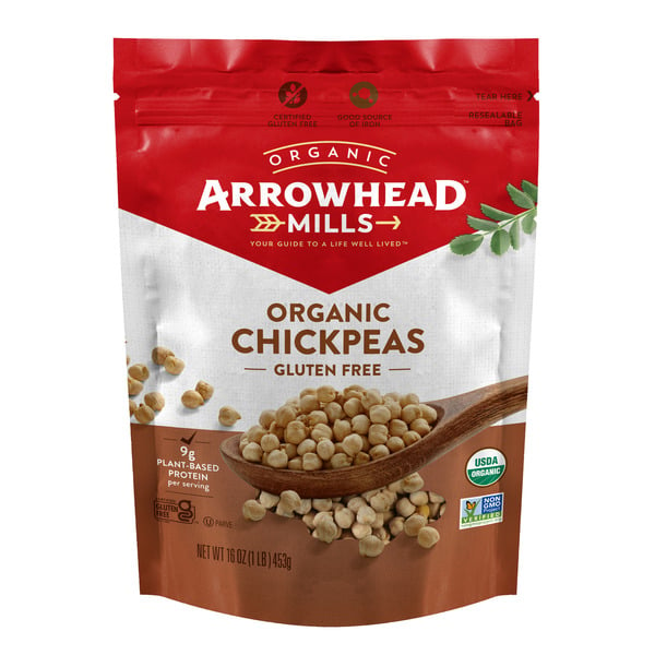 Grains, Rice & Dried Goods Arrowhead Mills Organic Chickpeas hero