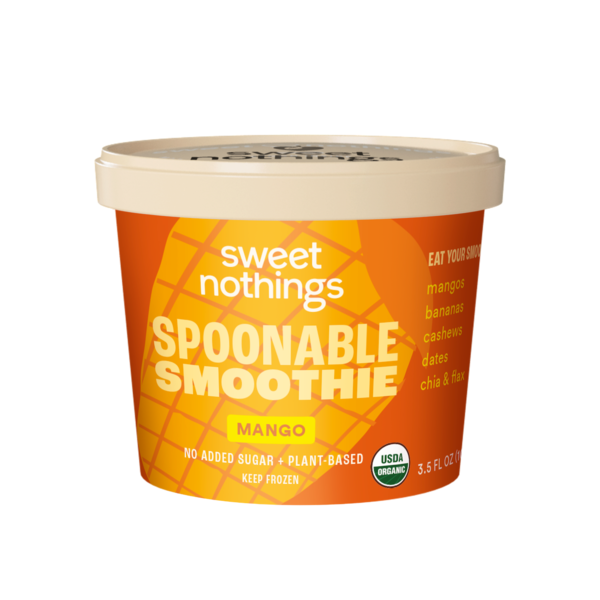 Refrigerated Sweet Nothings Mango, Spoonable Fruit Smoothie hero