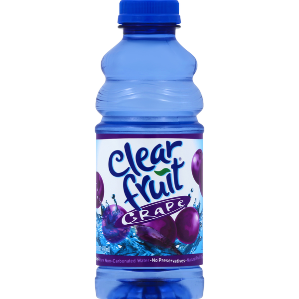 Water, Seltzer & Sparkling Water Clear Fruit Water, Grape hero