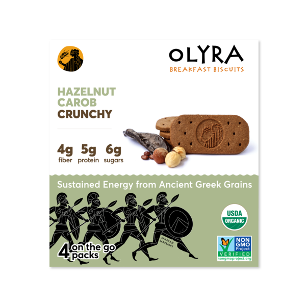 Olyra Hazelnut Carob, Breakfast Biscuits hero