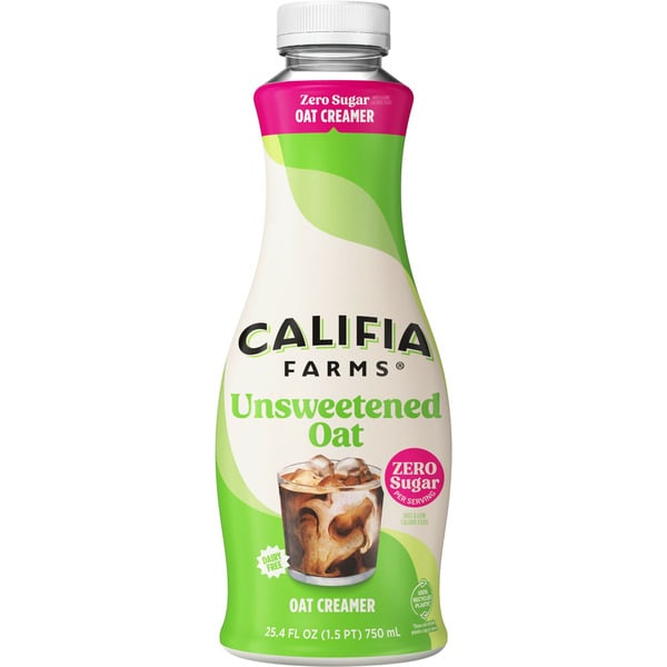 Other Creams & Cheeses Califia Farms Unsweetened Oat Milk Coffee Creamer hero