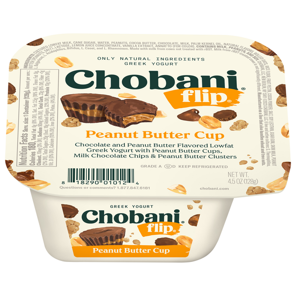 Yogurt Chobani Yogurt, Greek, Peanut Butter Cup hero