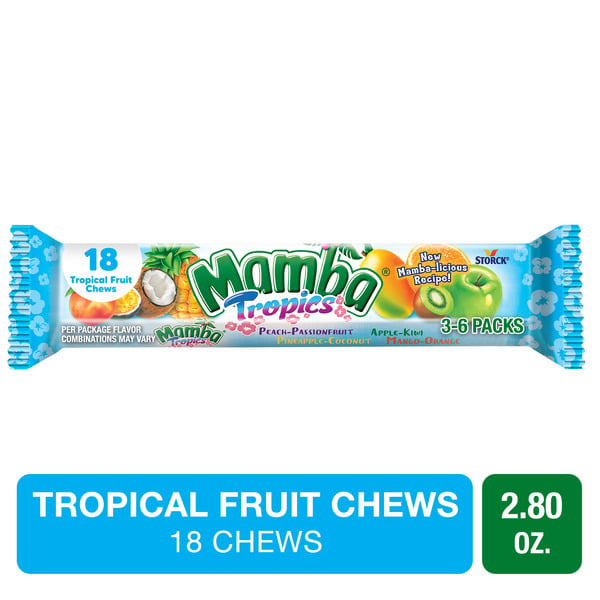 Mamba Tropics Fruit Chews Chewy Candy hero