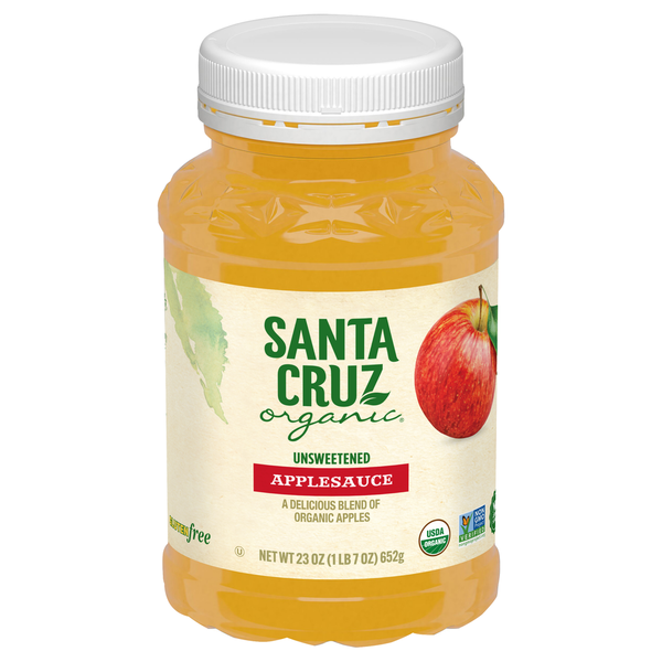 Canned Fruit & Applesauce Santa Cruz Organic Applesauce hero