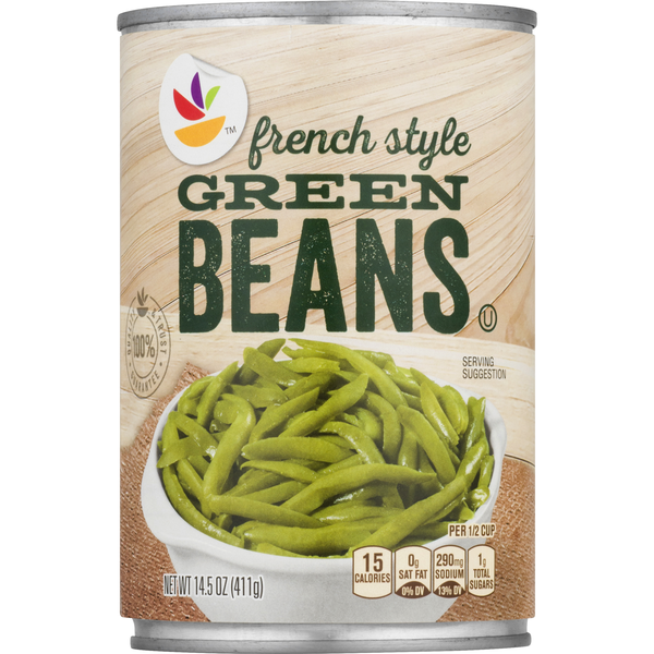 Canned & Jarred Vegetables Store Brand Green Beans, French Style hero