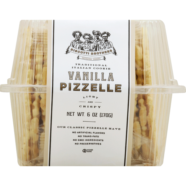 Cookies & Cakes Biscotti Brothers Pizzelle, Vanilla hero