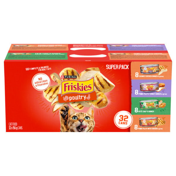 Cat Food & Care Purina Friskies Poultry Variety Pack hero